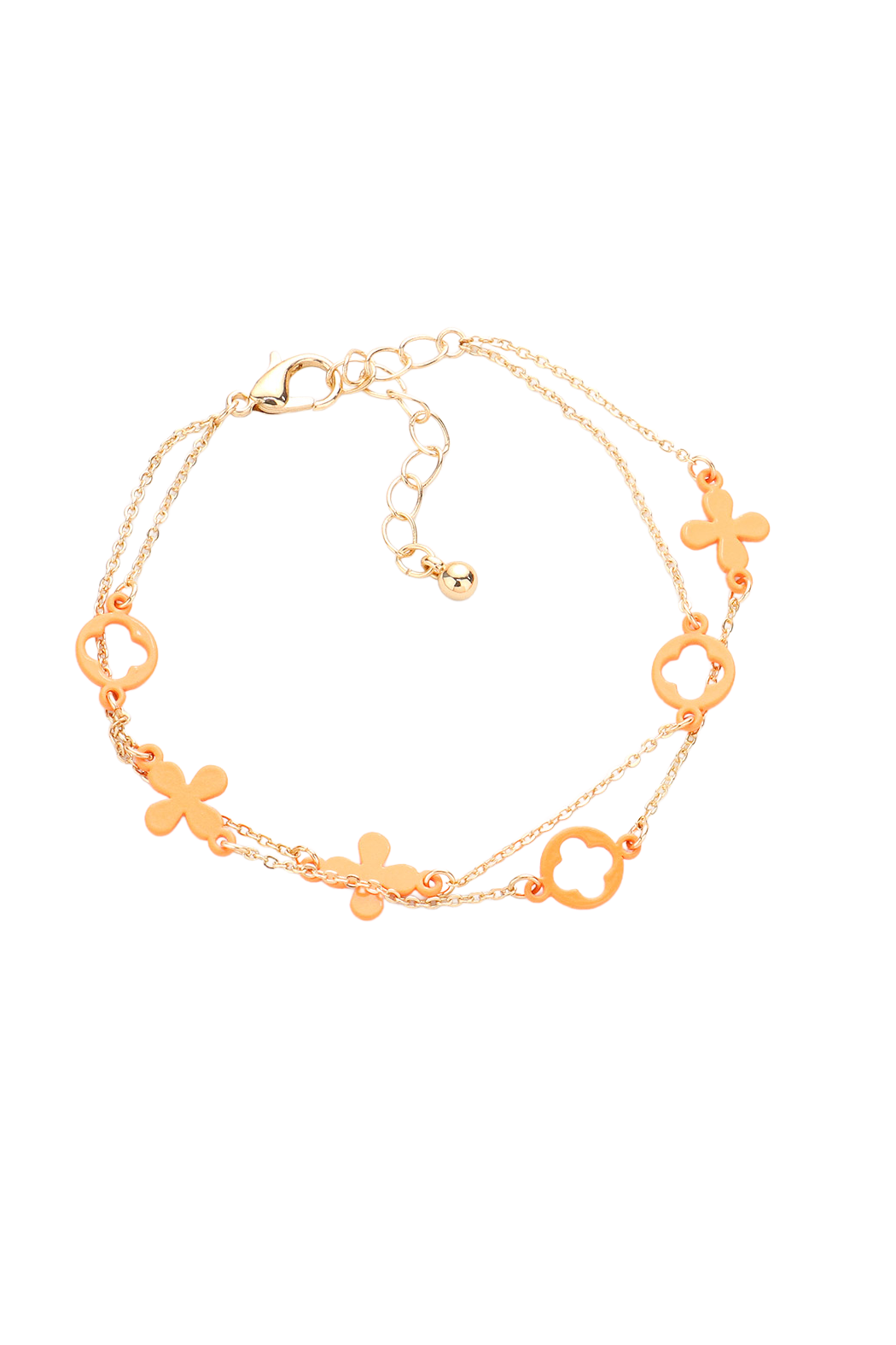 2 Strand Clover Bracelet by Embellish Your Life