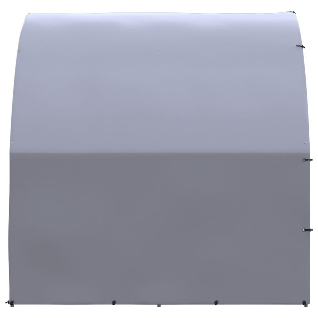 Outdoor Chicken Coop 9.8'x13.1'x6.6' Galvanized Steel