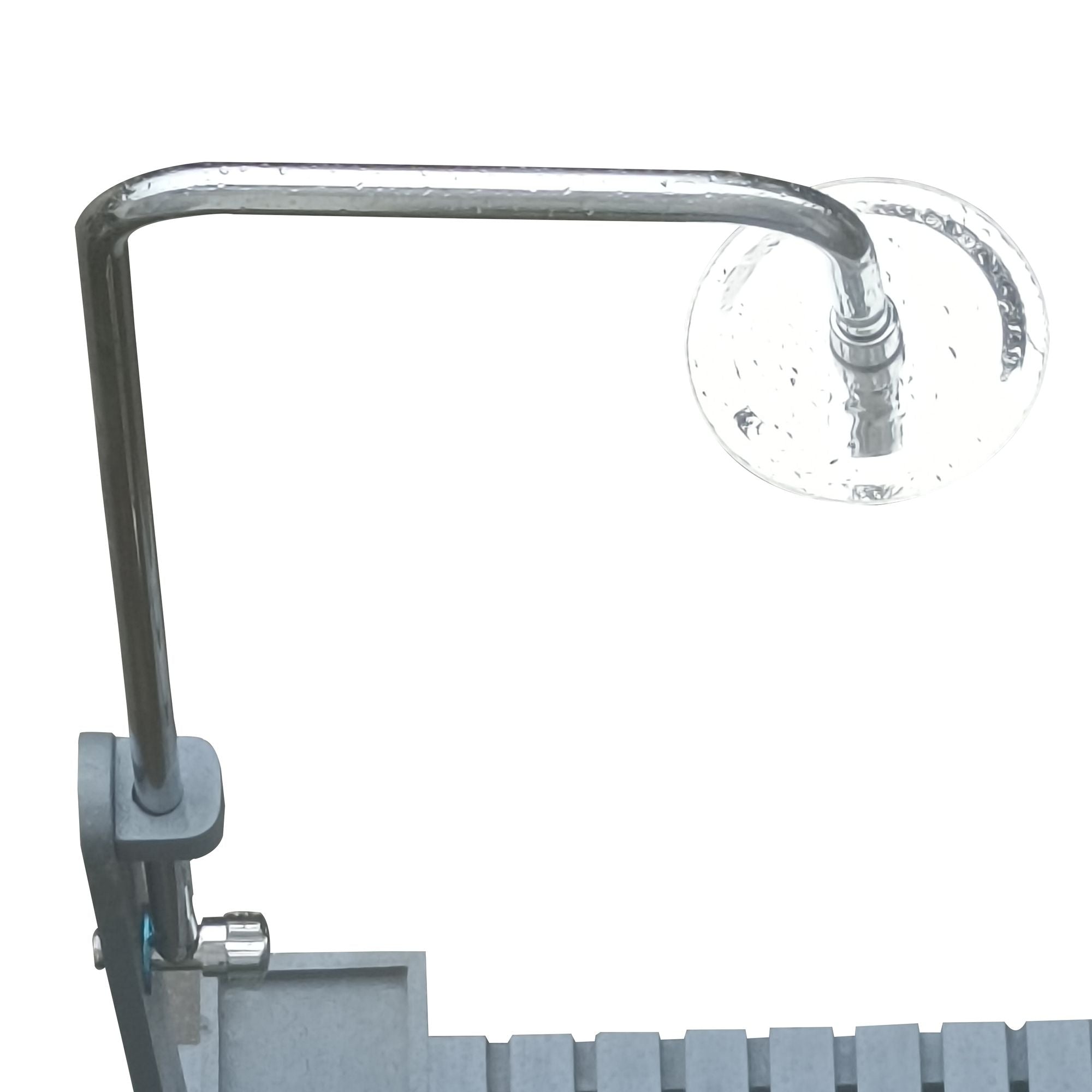 Outdoor Garden Pool Shower with Chassis Board, for Swimming Pool, Patio, Terrace, Garden, Wood