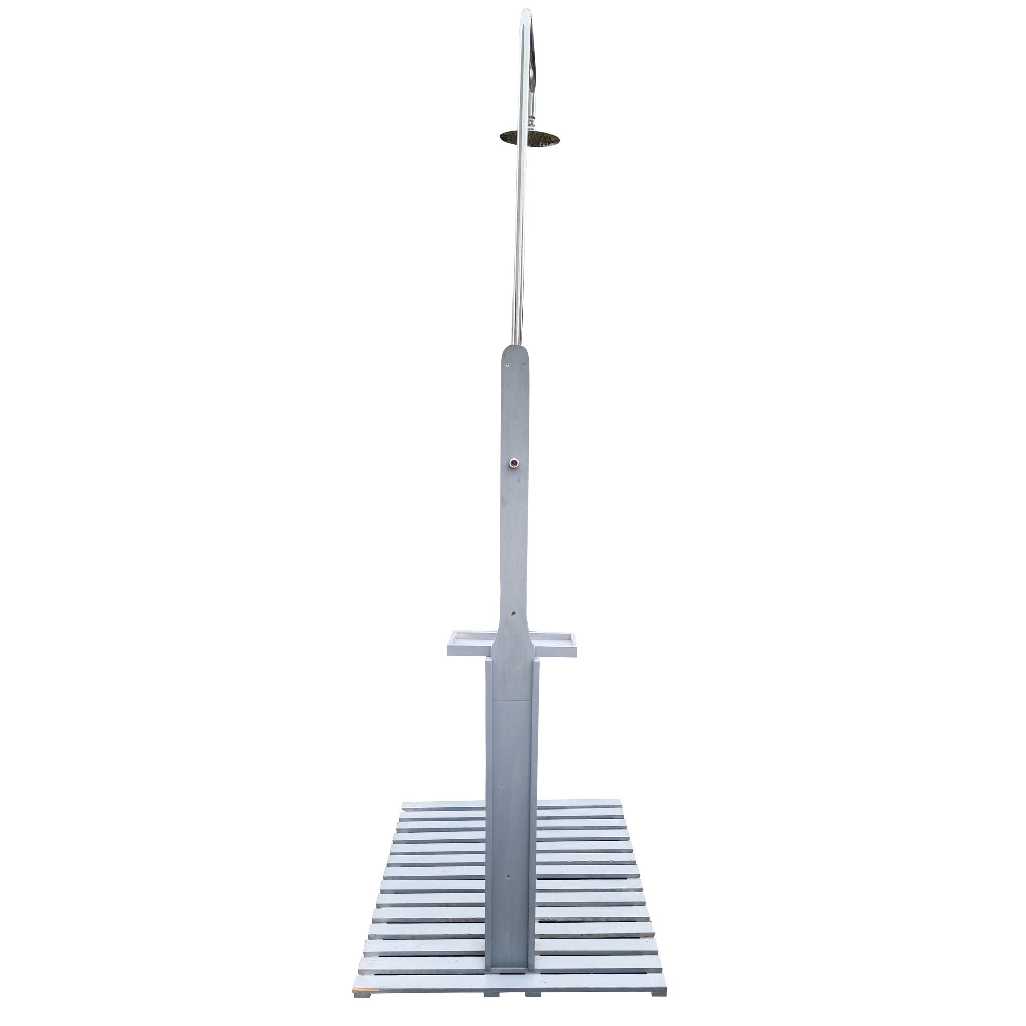 Outdoor Garden Pool Shower with Chassis Board, for Swimming Pool, Patio, Terrace, Garden, Wood