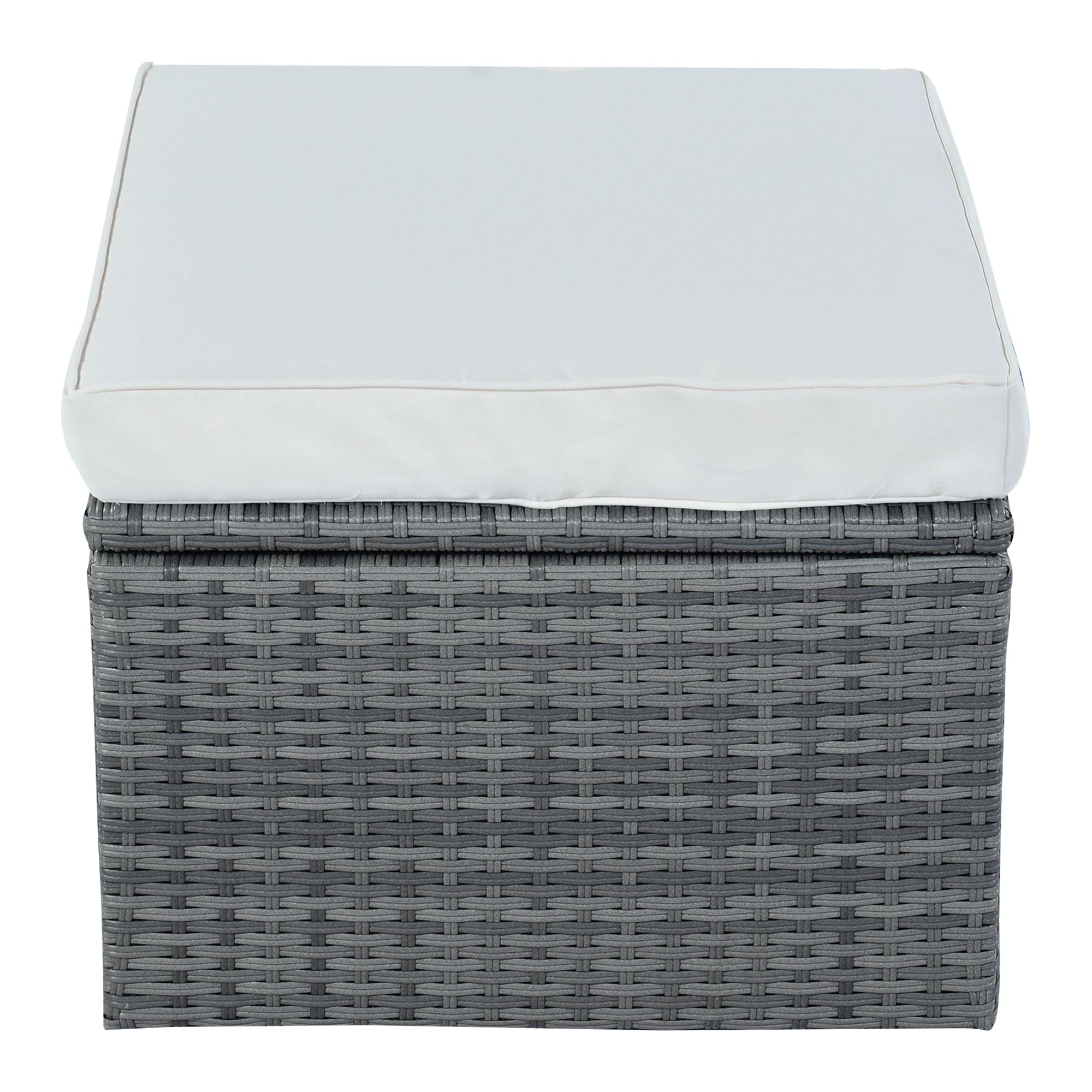 Outdoor Patio Furniture Set Daybed Sunbed with Retractable Canopy Conversation Set Wicker Furniture Sofa Set