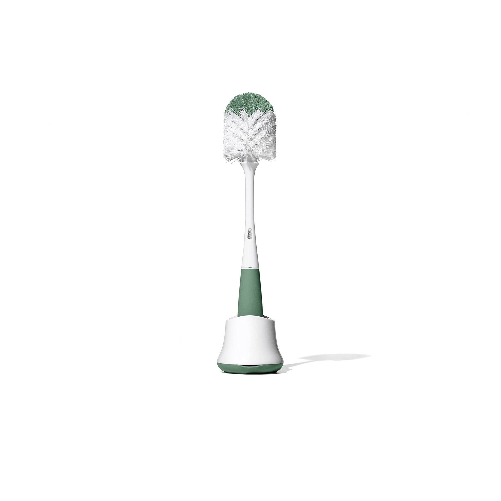 OXO Tot Bottle Brush with Nipple Cleaner and Stand, Gray