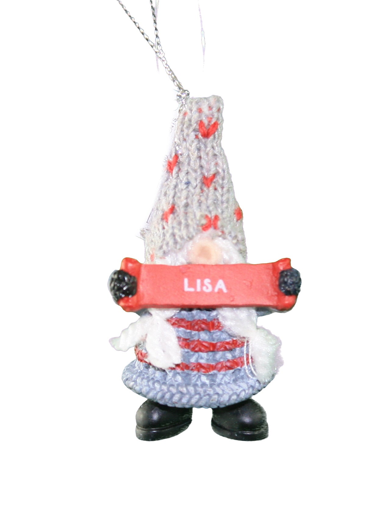 Personalized Gnome Ornament (Letters J-P) - Luke