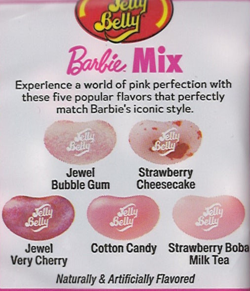 Jelly Belly Barbie Mix - 2.8 Ounce Grab & Go Bag