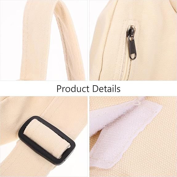 PACKOVE Casual Crossbody Bag Large Capacity Crossbody Bag Canvas Shoulder Bag Travel Crossbody Bag