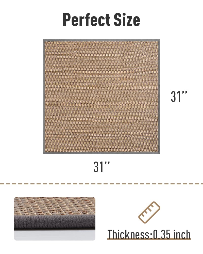 PADOOR Non Slip Stair-Treads,Rubber Backing Stair-Runners for Wooden Steps,15PCS Residue Free Carpet Stair Treads for Kids and Dogs 8"x30" Beige