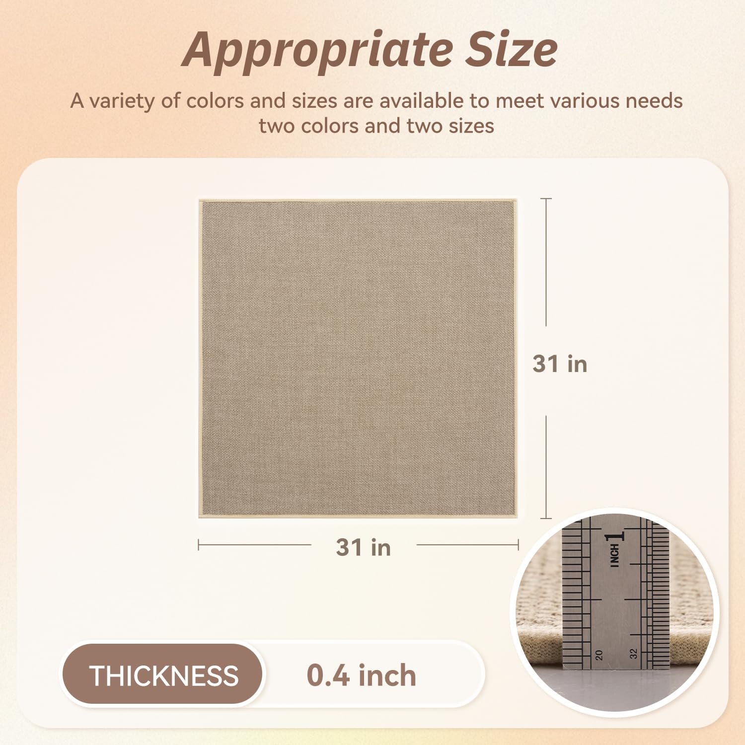 PADOOR Stair-Treads Non Slip 15PCS, Stair Treads for Wooden Steps Rubber Backing Indoor, Carpet Stair Treads Residue Free, Stair Runner Durable Stair-Carpet Treads for Kids and Dogs 8"x30" Beige