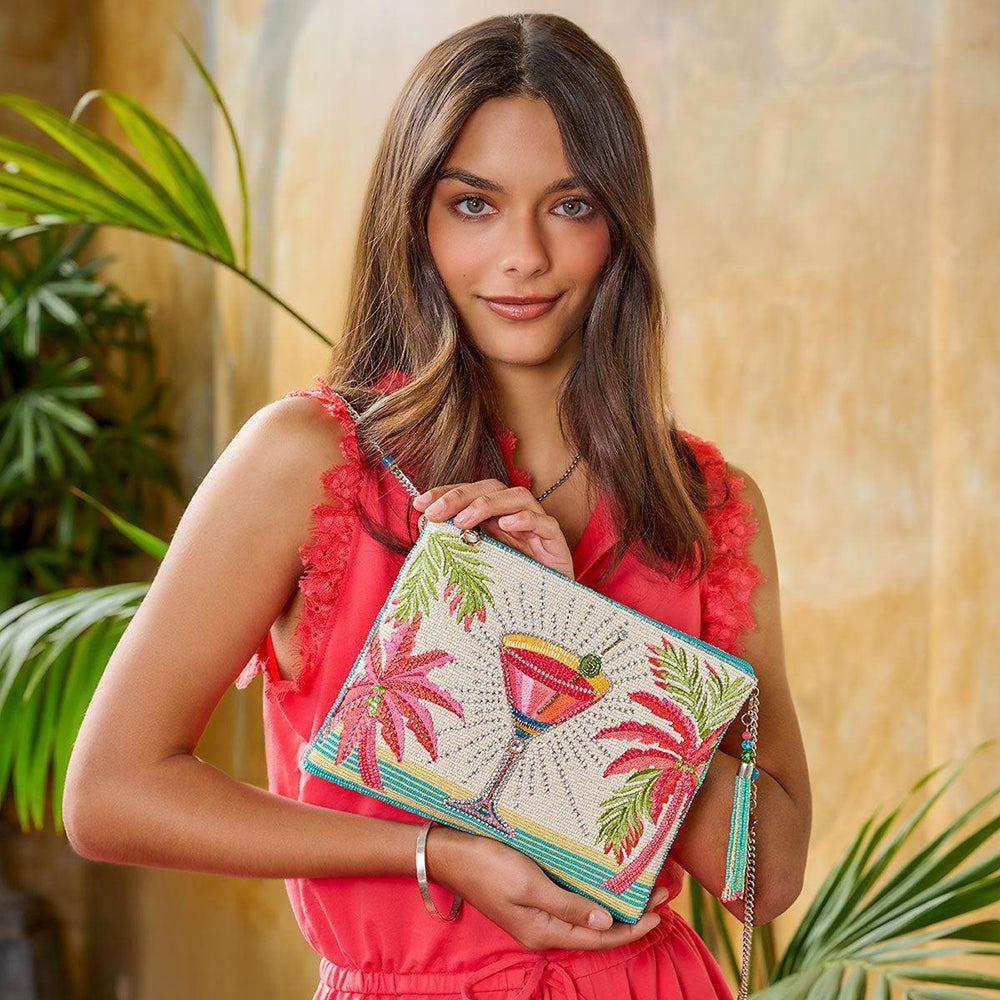Palm Paradise Crossbody Handbag by Mary Frances