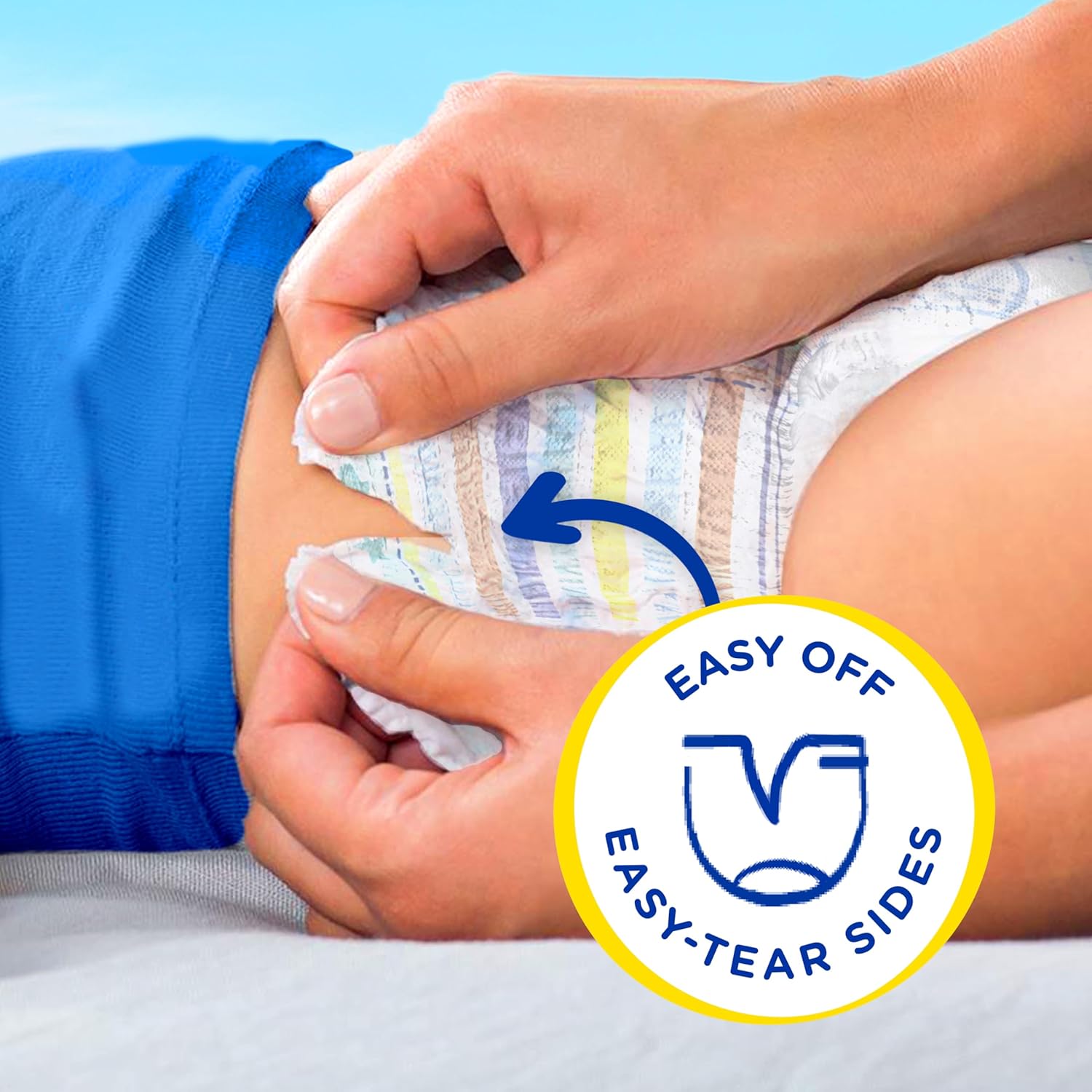 Pampers Swim Diapers - Splashers - Size 4, 18 Count, Gap-Free Disposable Baby Swimming Pants