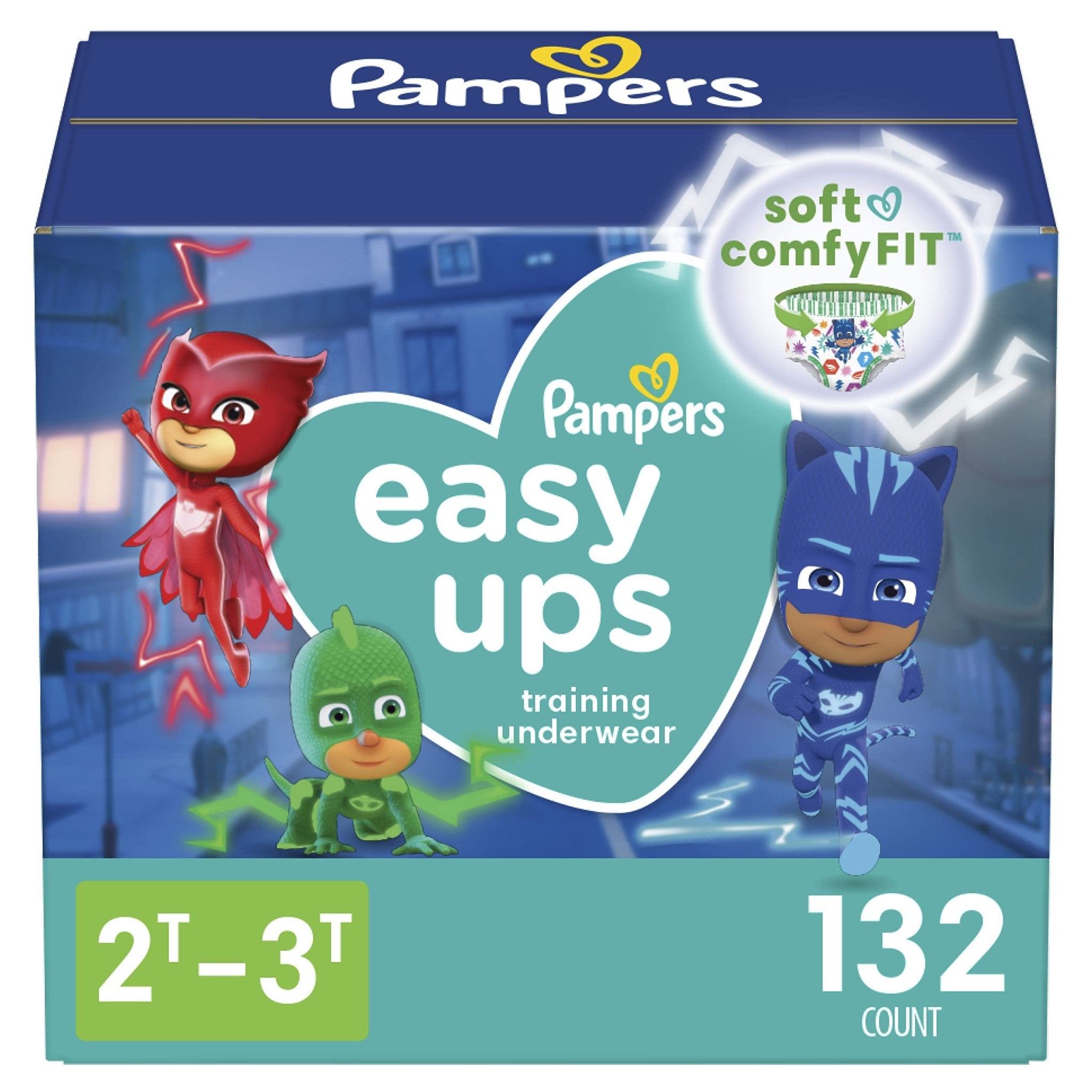 Pampers Training Pants - Easy Ups Boys & Girls Bluey - Size 3T-4T, 124 Count, Children's Potty Underwear (Packaging May Vary)
