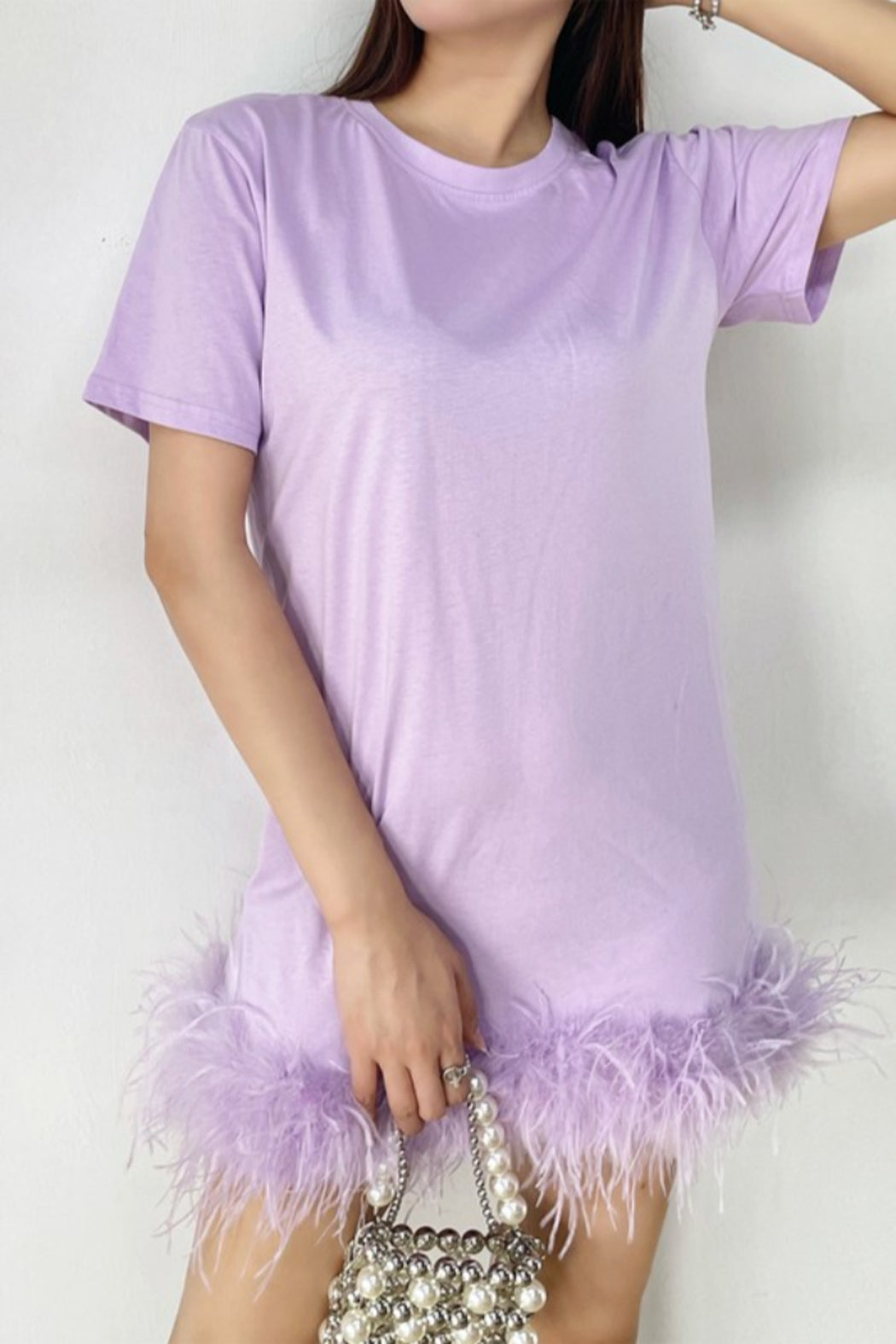 "Paris" Feather Dress