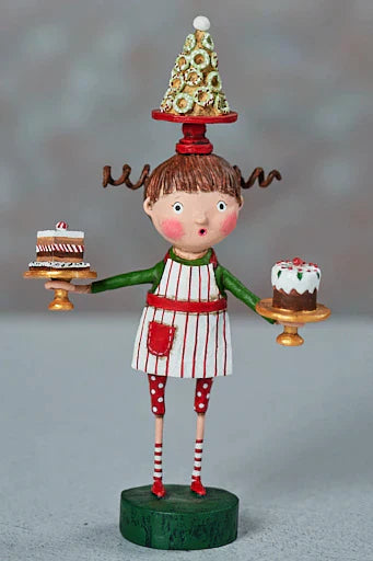 Patty Cake Christmas Figurine by Lori Mitchell
