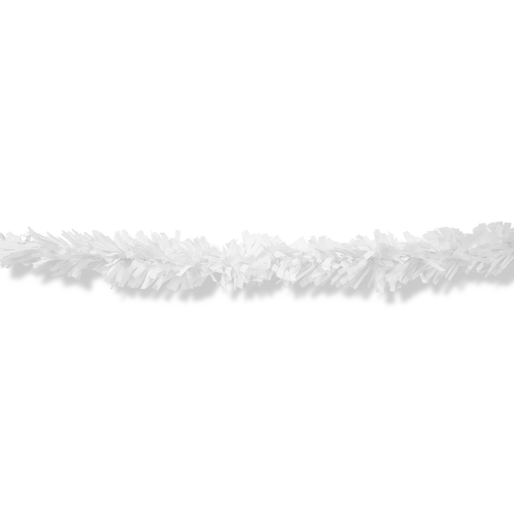 6 Ply Metallic Festooning Garland - White