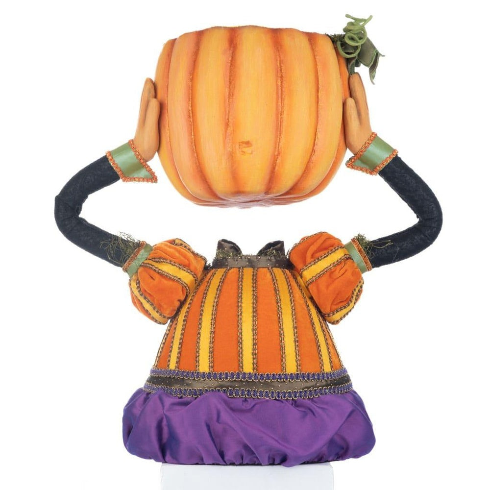 Percy Pumpkin Head Candy Bowl by Katherine's Collection