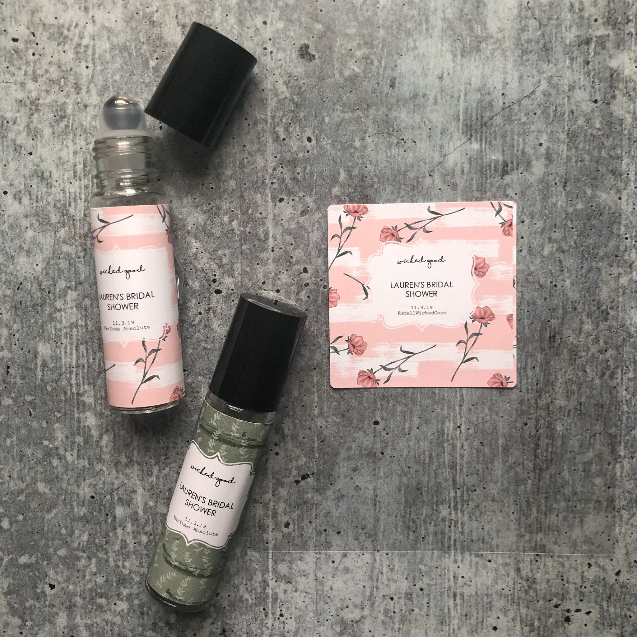 Perfume Favors for Bridal Party - Perfume Bar for Wedding or Baby Shower | Wicked Good