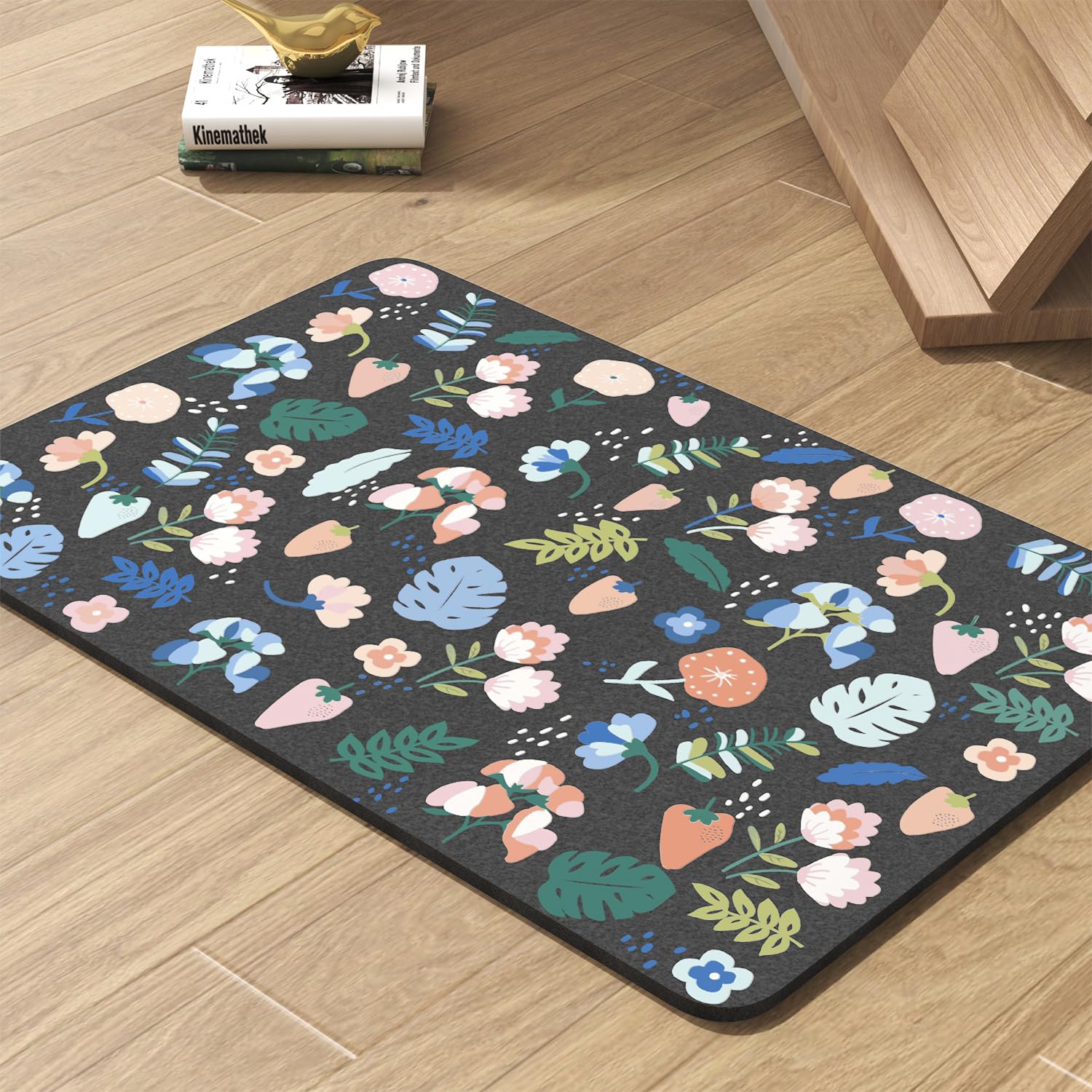 Pet Feeding Mat-Absorbent Dog Mat for Food and Water Bowl-No Stains Quick Dry Dog Water Dispenser Mat-Dog Accessories Pet Supplies-Dog Water Bowl for Messy Drinkers