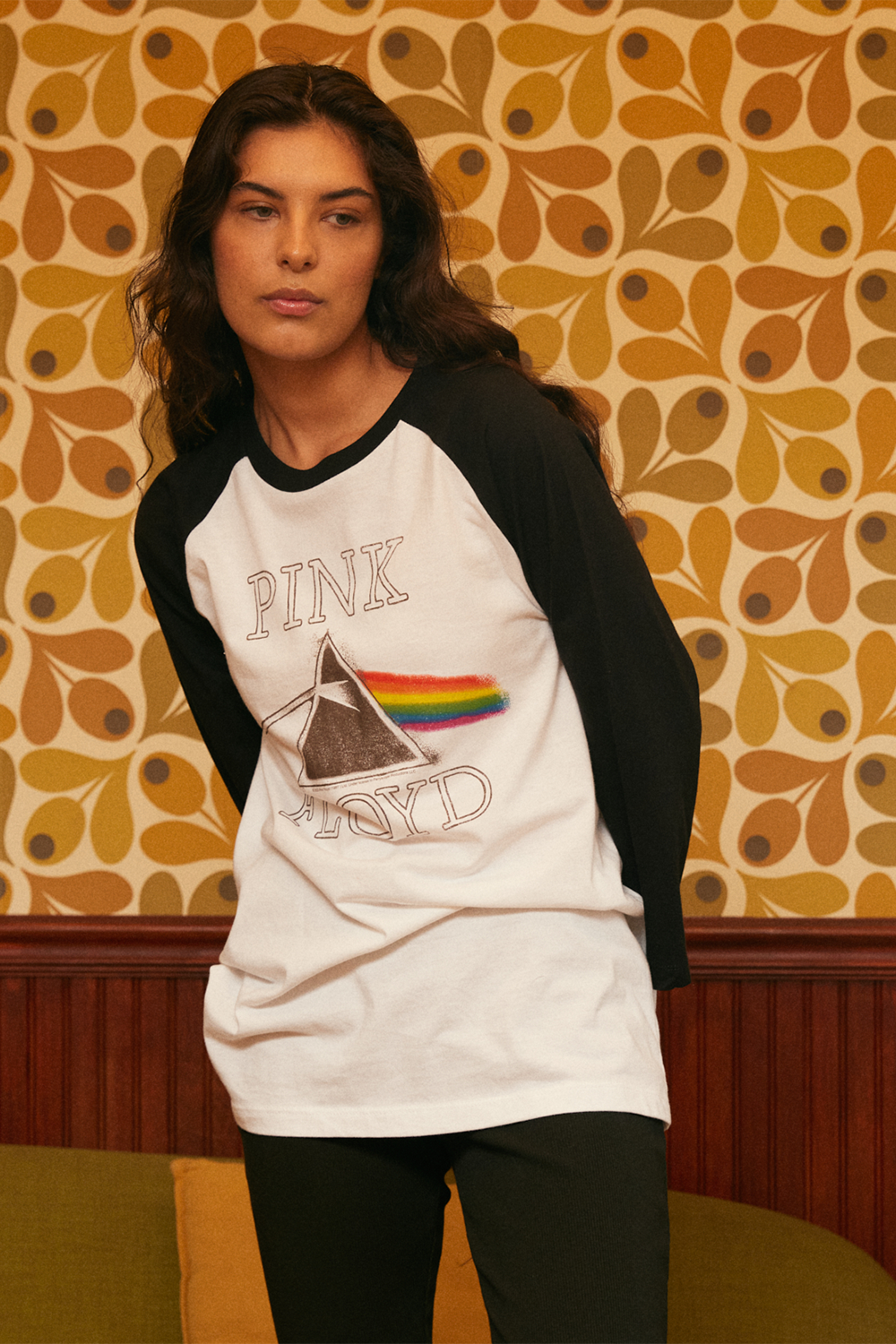 Pink Floyd Long Sleeve Baseball Tee by People of Leisure
