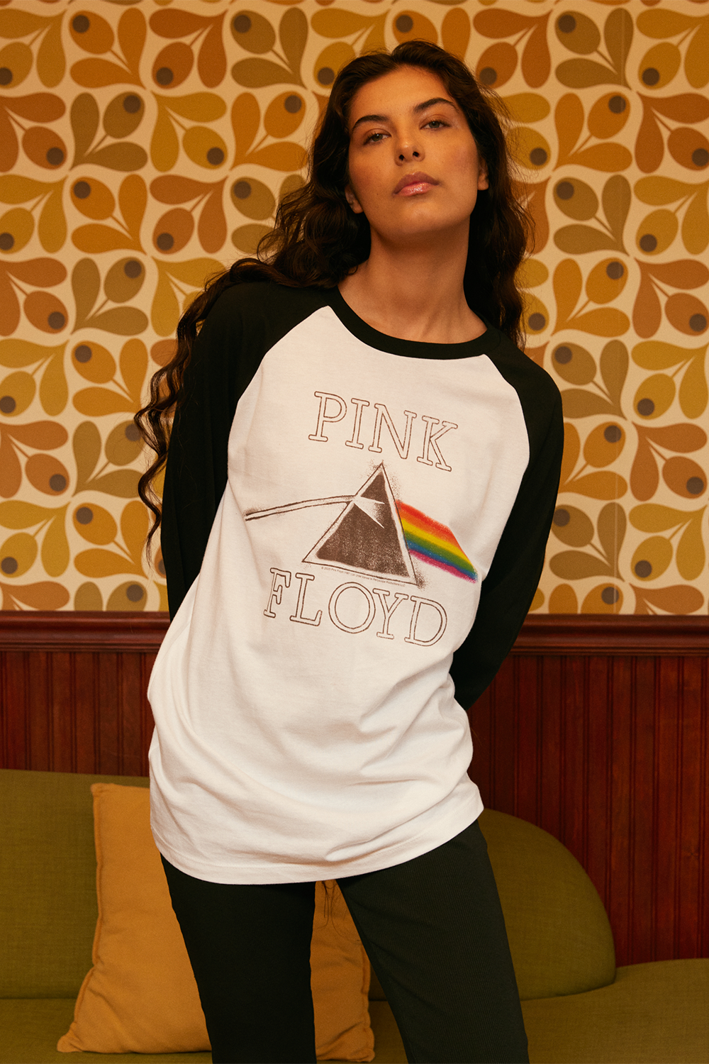 Pink Floyd Long Sleeve Baseball Tee by People of Leisure