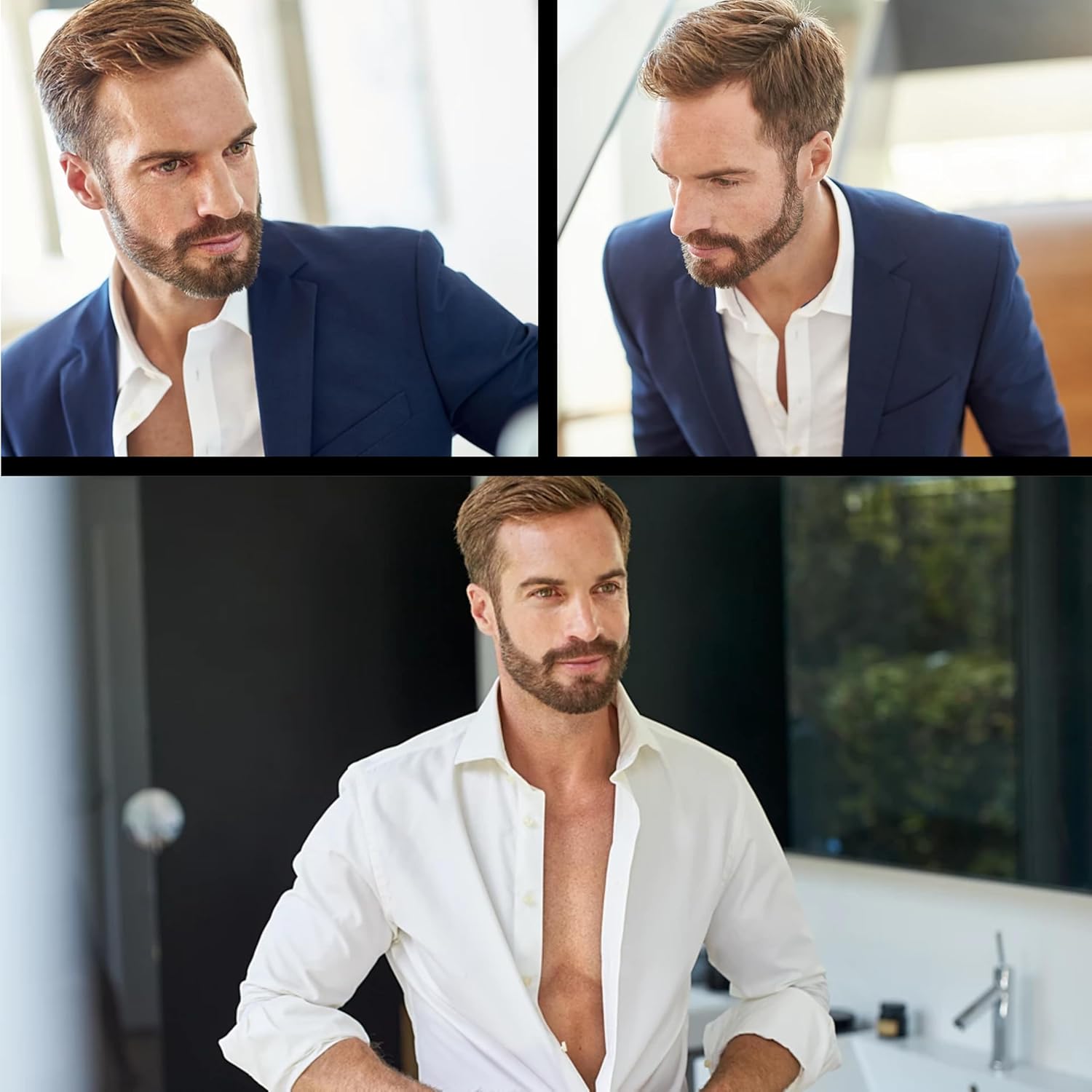 PHILIPS Multi Groomer 8000 Series, 21 Piece Grooming Kit, Beard Trimmer for Men, All-in-One Precision Trimmer for Face, Head, and Body