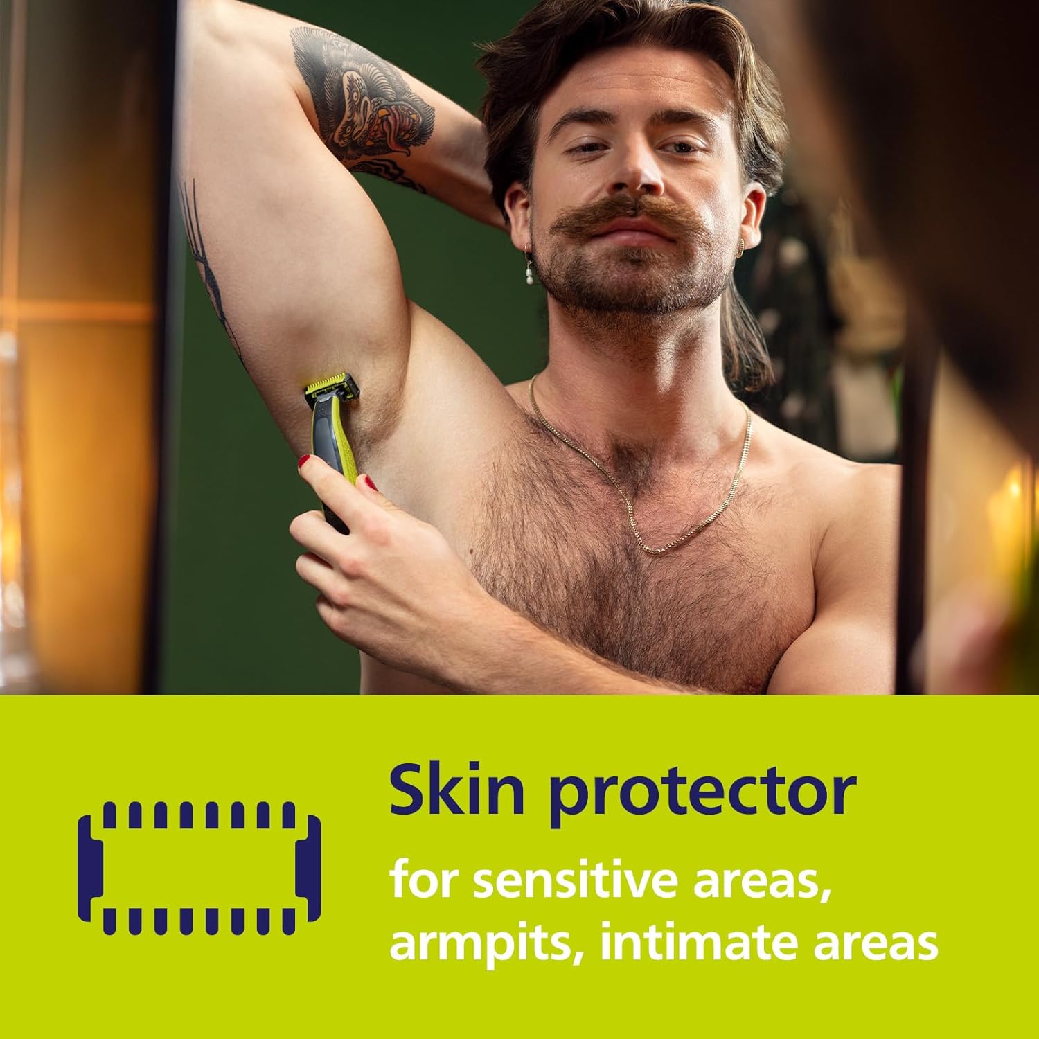 Philips Norelco Genuine OneBlade Replacement Blade Body Kit, QP610/80