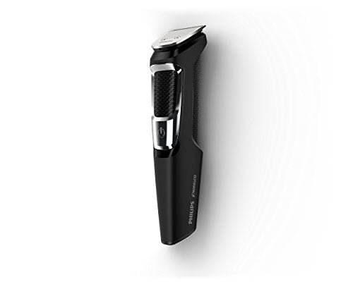 Philips Norelco Multigroom All-in-One Trimmer Series 3000 with 13 pieces - No Blade Oil Needed, MG3750/50