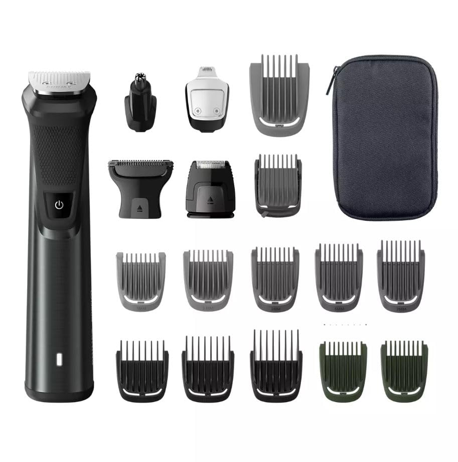 PHILIPS Norelco Multigroom Series 9000-21 Piece Men's Grooming Kit for Beard, Body, face, Nose, Ear Hair Trimmer