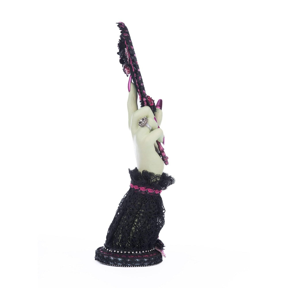 Pink Panic Hand Held Mirror with Hand by Katherine's Collection