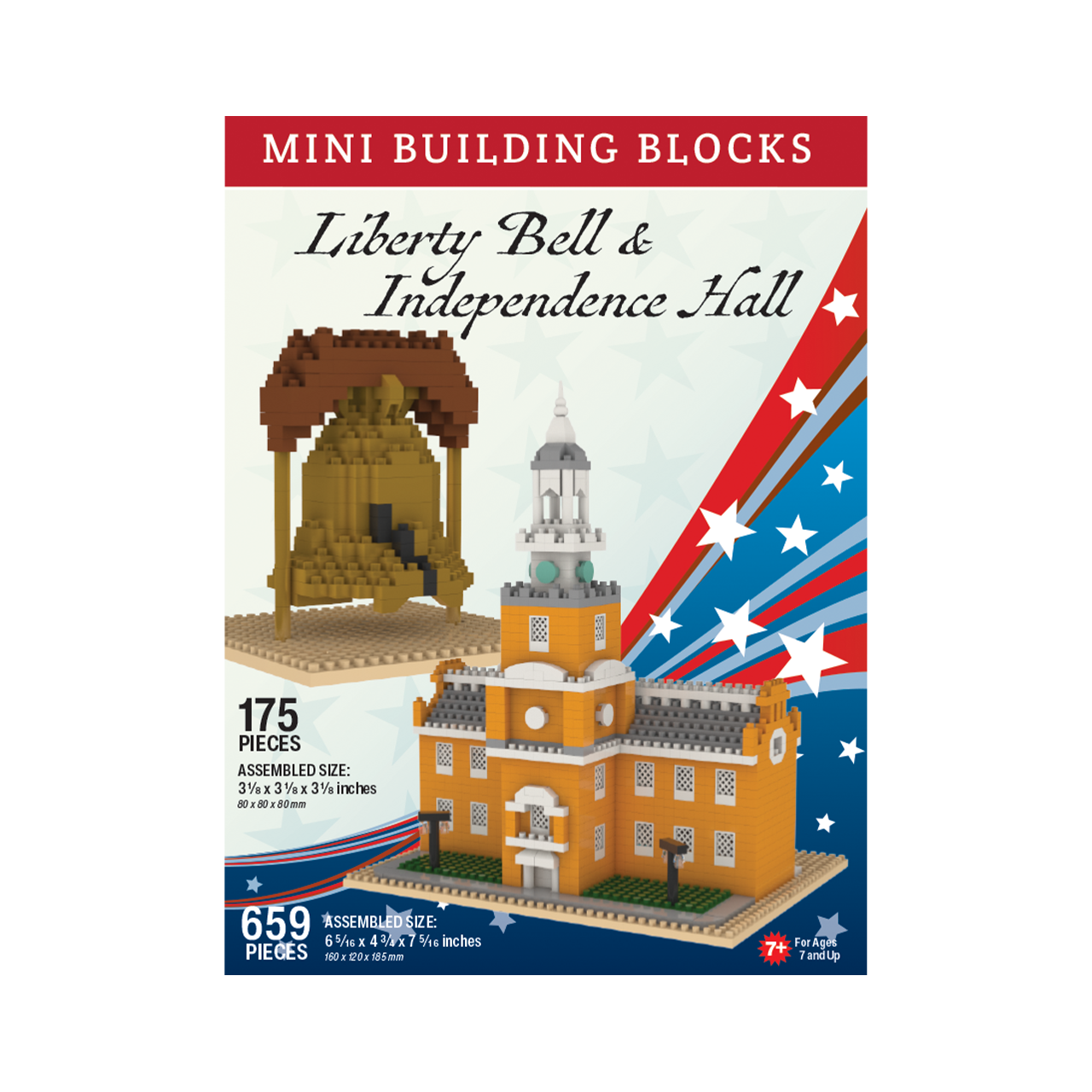 Mini Building Blocks - Liberty Bell and Independence Hall