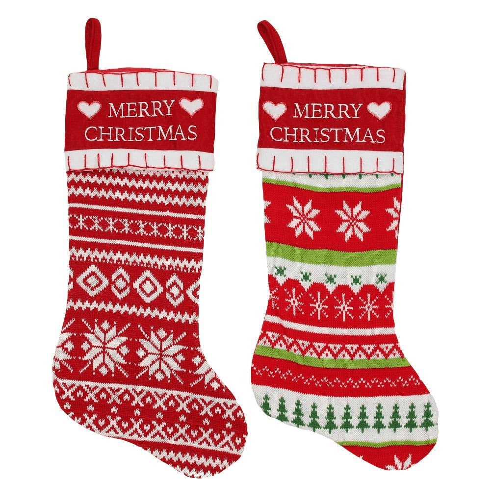 20 Inch Long Knit Stocking -