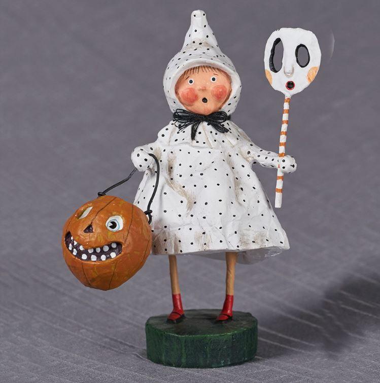 Polk-A-Dottie Boo Halloween Lori Mitchell Collectible Figurine