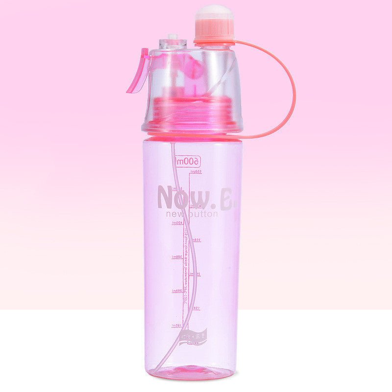 Portable Outdoor Sports Mist Spray Cup Size:6.3*21 /6.3*26 cm