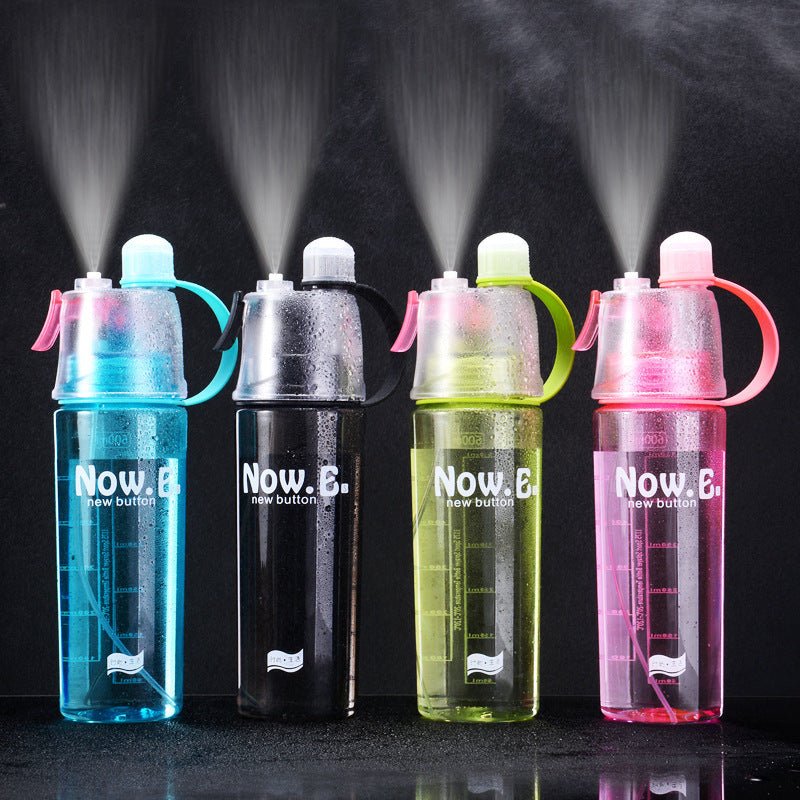 Portable Outdoor Sports Mist Spray Cup Size:6.3*21 /6.3*26 cm