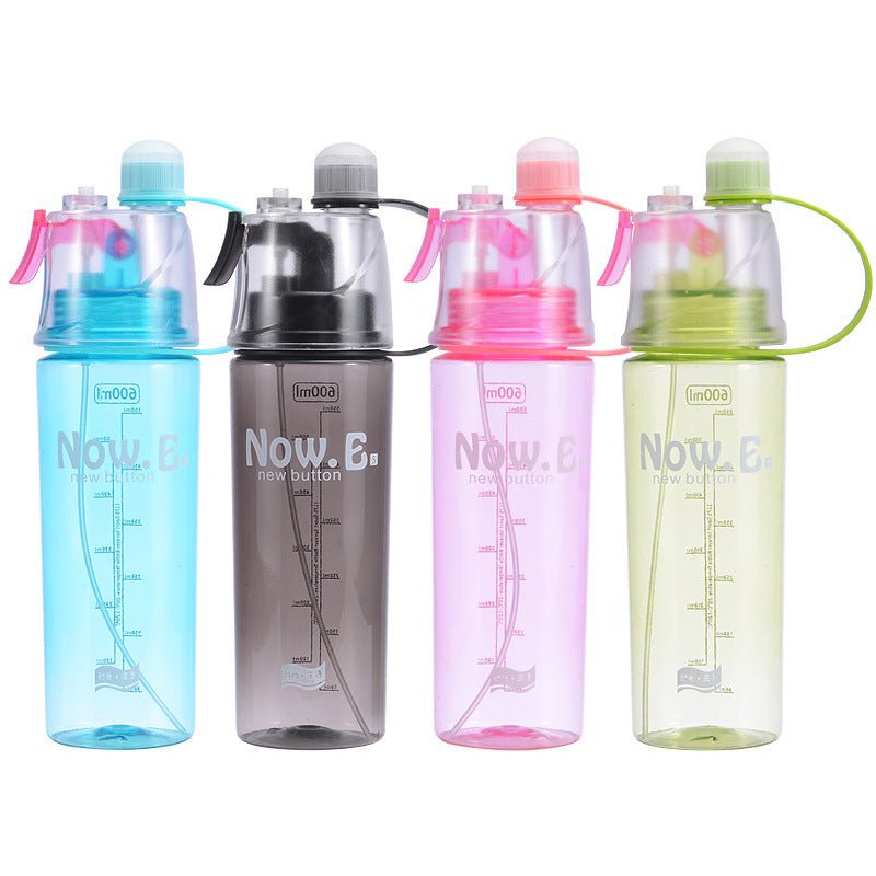 Portable Outdoor Sports Mist Spray Cup Size:6.3*21 /6.3*26 cm