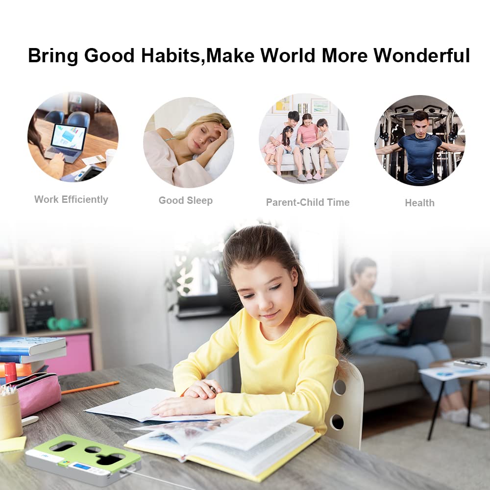 Portable Smart Auto Phone Timer Lock Box for iPhone and Android Phones, Self-Control Timer Locker to Help Kids,Students, Adults Focus Back,Prevent Excessive Games, Mobile Phone Addiction(New)