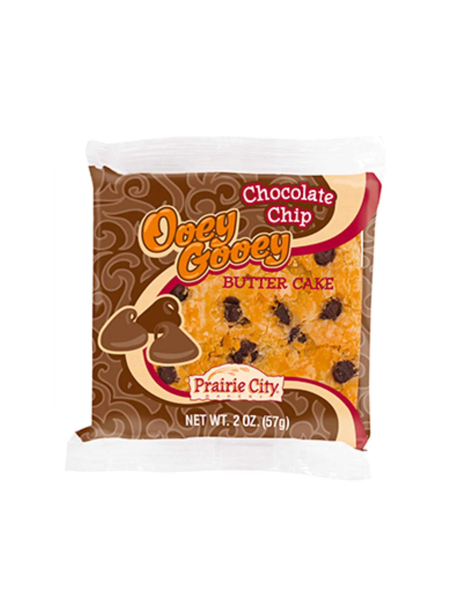 Prairie City Bakery Ooey Gooey Butter Cake Individually Wrapped On The Go Dessert Sweet Treats Perfect For Snacking 2 Ounce Snack Cakes Pack of 10 (Original)