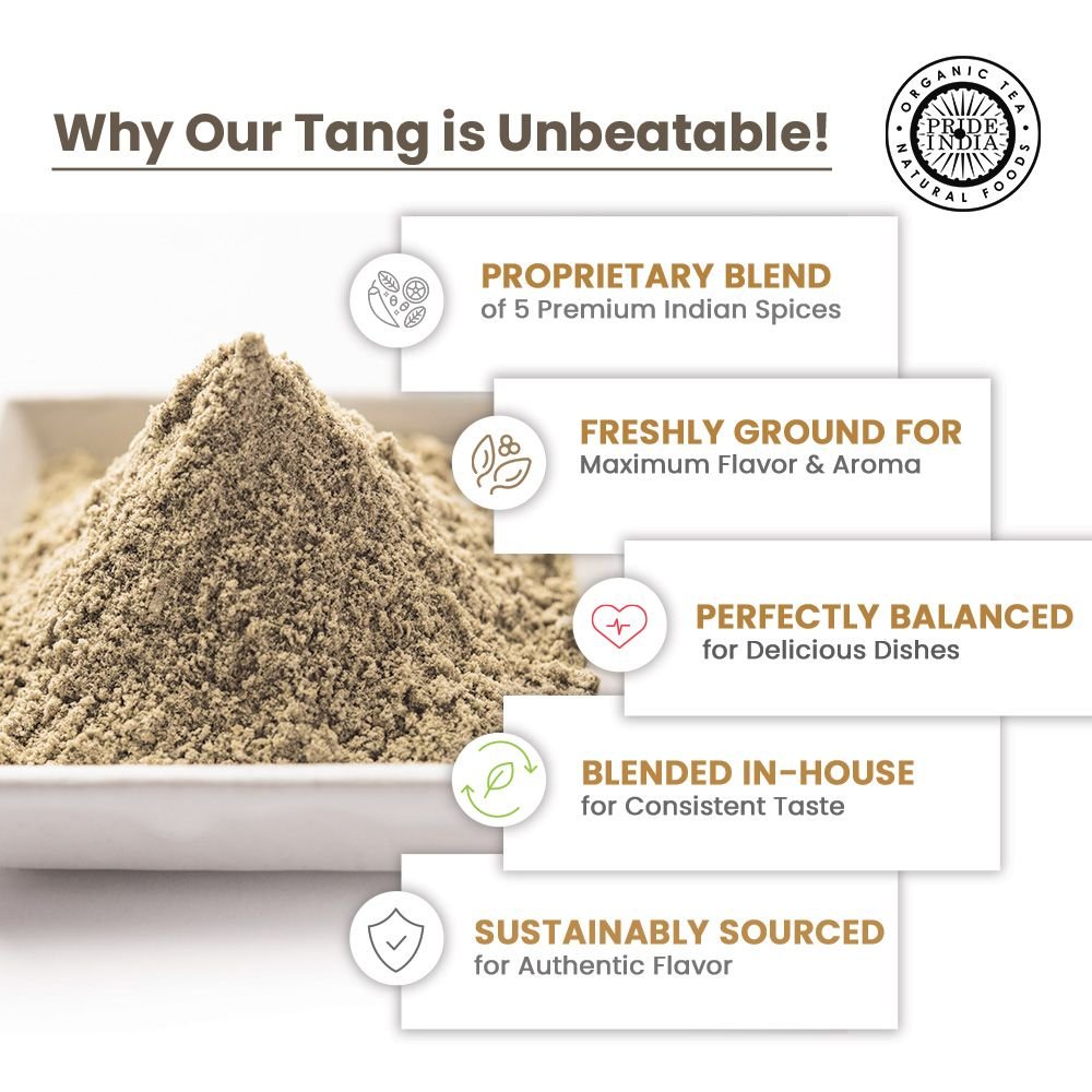 Pride of India | Indian Chat Masala Seasoning Spice 8 oz (226.79 gm) Medium Dual Sifter Jar | Ideal for Savory Dishes | Perfect Seasoning for Drinks/Salads/Fruits | Preservatives Free | Easy to Store