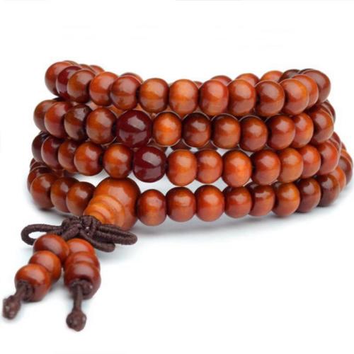 Mala Wood Bead Necklaces