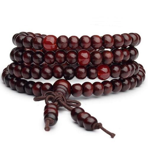 Mala Wood Bead Necklaces