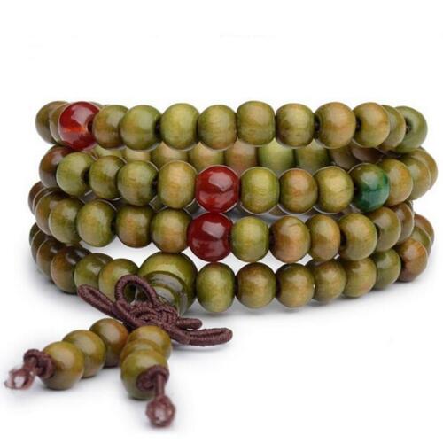 Mala Wood Bead Necklaces