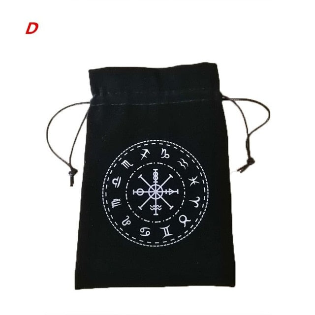 Pagan Symbol Tarot Card Velvet Bags