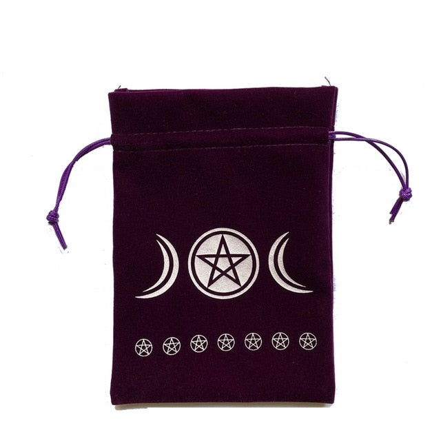 Pagan Symbol Tarot Card Velvet Bags