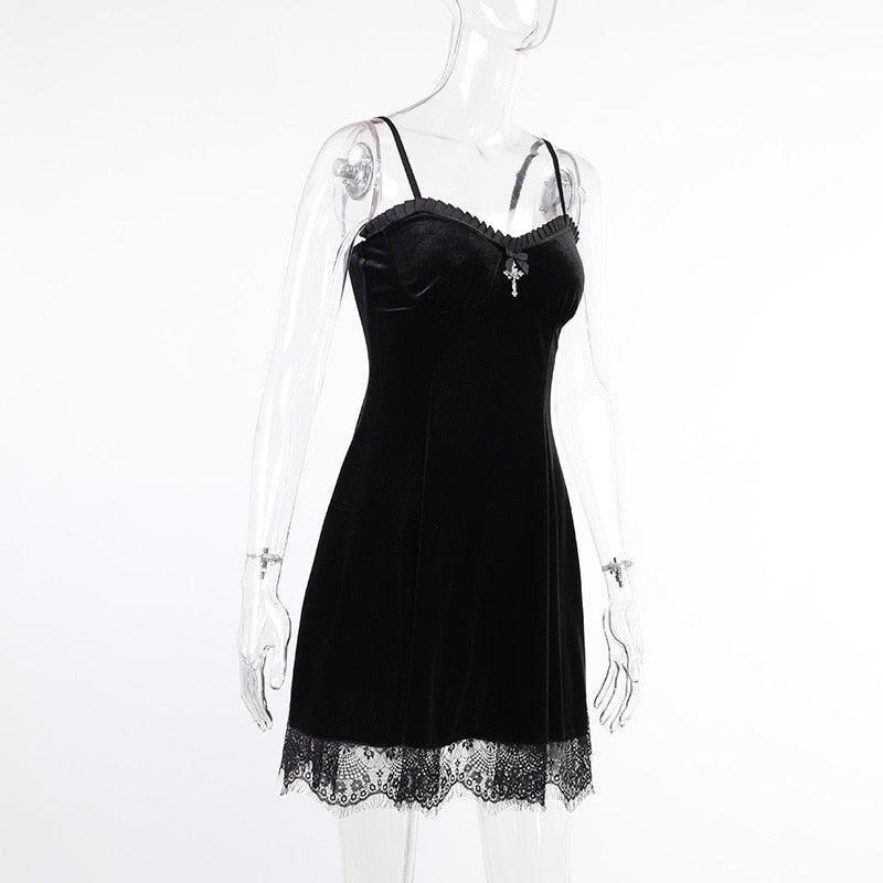 Velvet Lace Dress