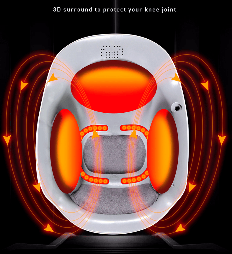 PSKNEE2 (PSK711-2) Knee massager pulse massage constant temperature hot compress knee massager 3D air bag massage, endurance of 2 h, shoulder massage arm massage laser knee massage, knee therapy