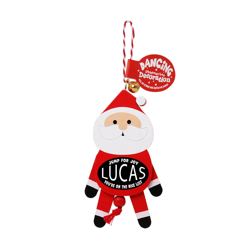 Dancing Wooden Ornament (L - Z) -