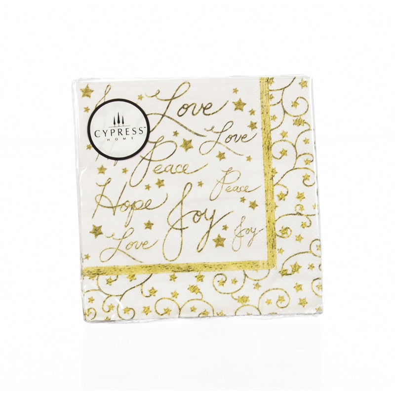 Starlit Winter Paper Cocktail Napkin