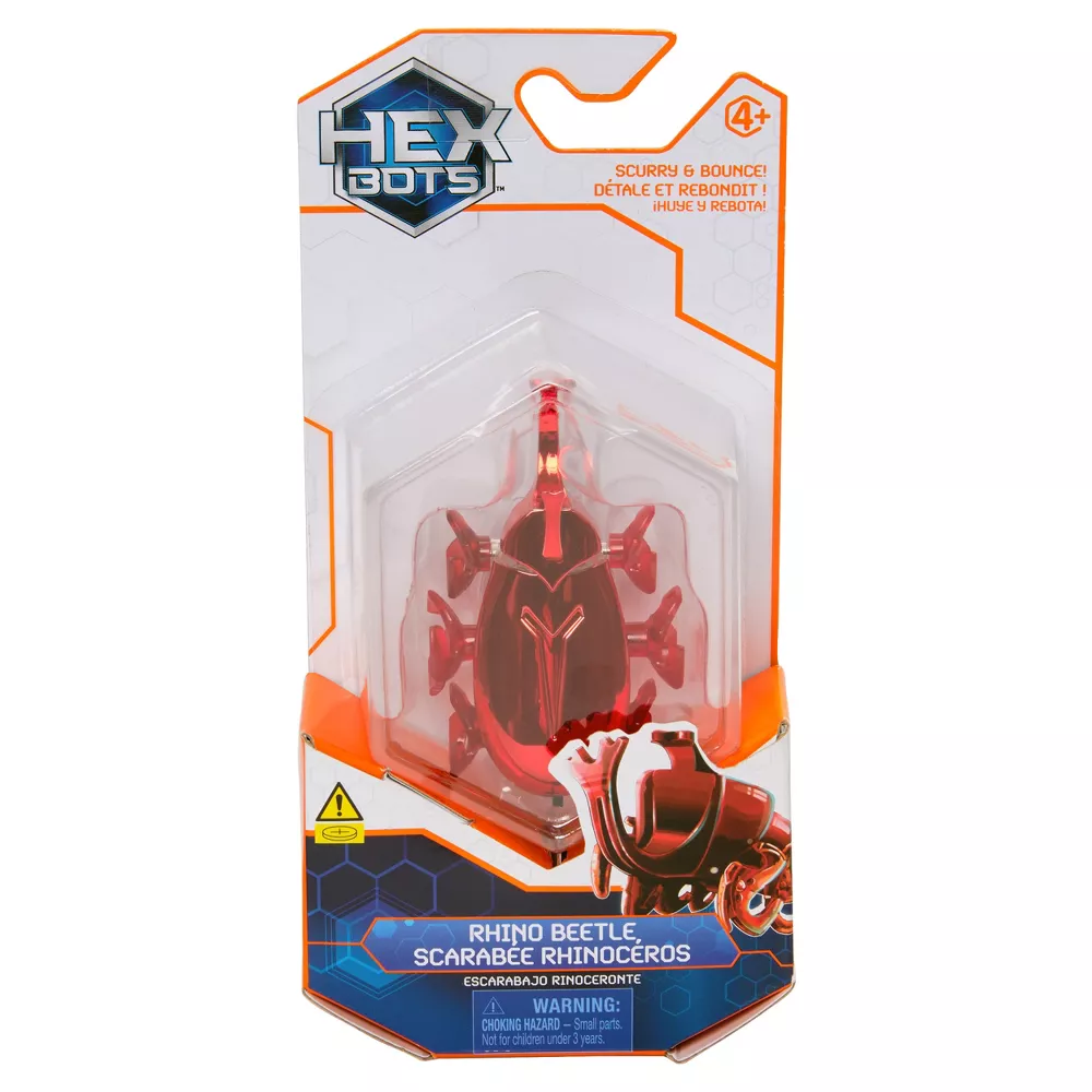 Hexbug Bots - Red Rhino Beetle - Scarabee Rhinoceros