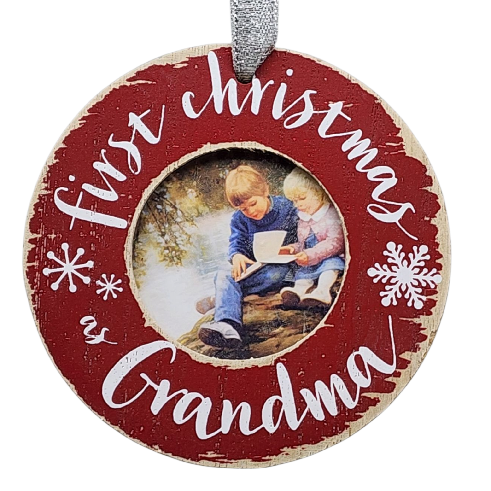 First Christmas as Grandma Photo Ornament