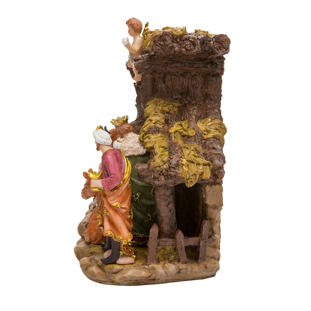 Nativity Set With 11 Figures and Stable