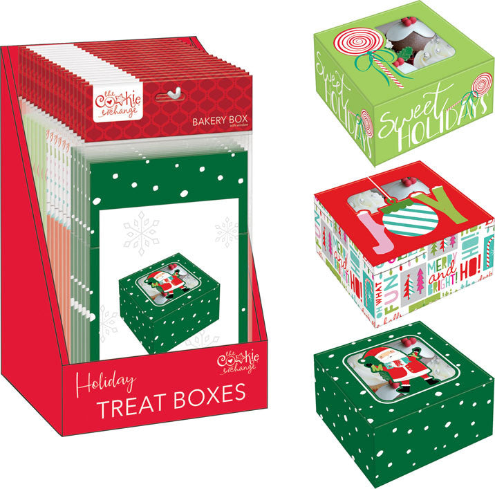Holiday Bakery Box - Light Green