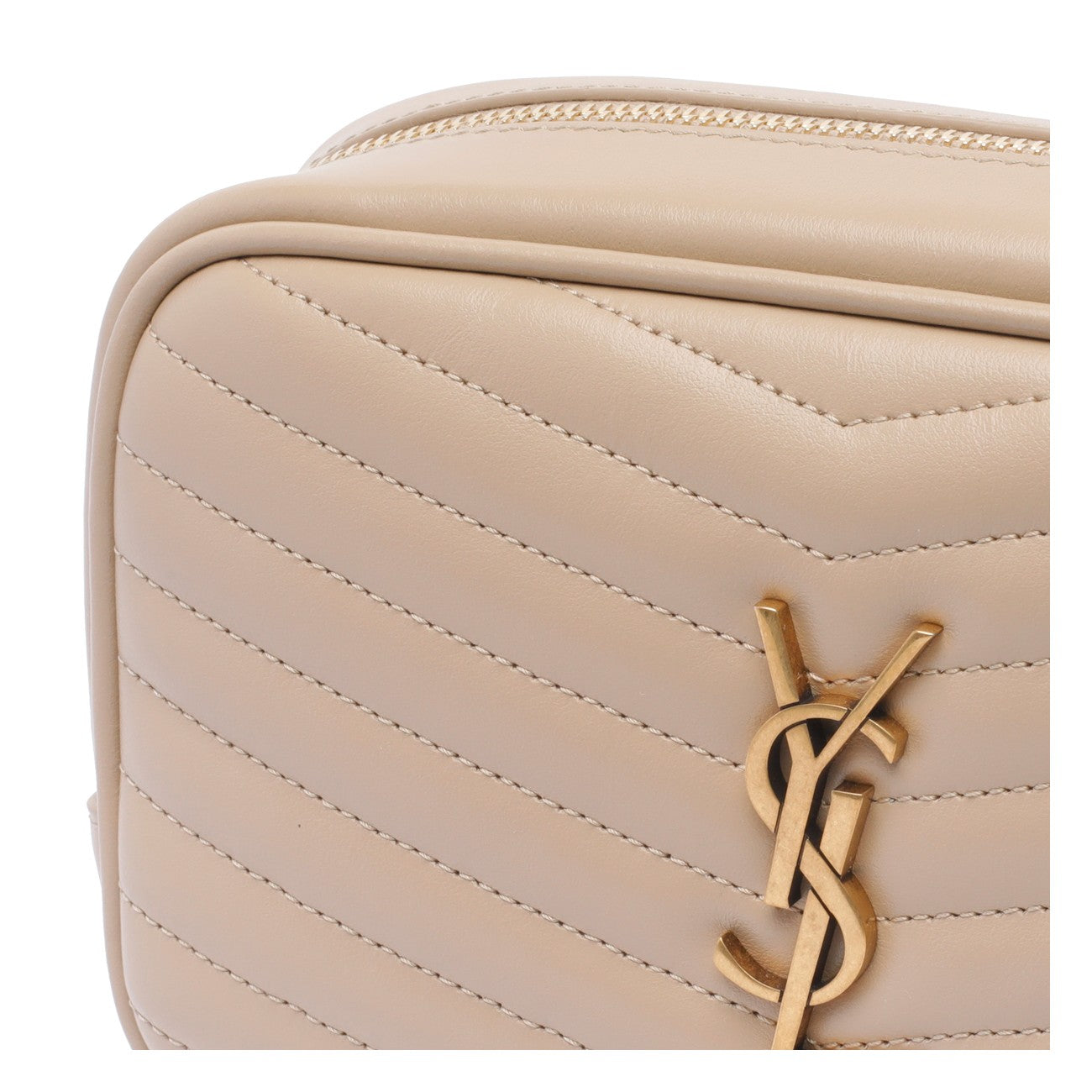 Saint Laurent Women Quilted Mini Lou Crossbody Bag